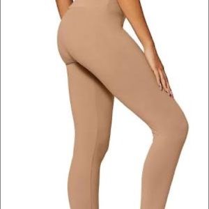 NWT New Mix Dress Leggings Khaki